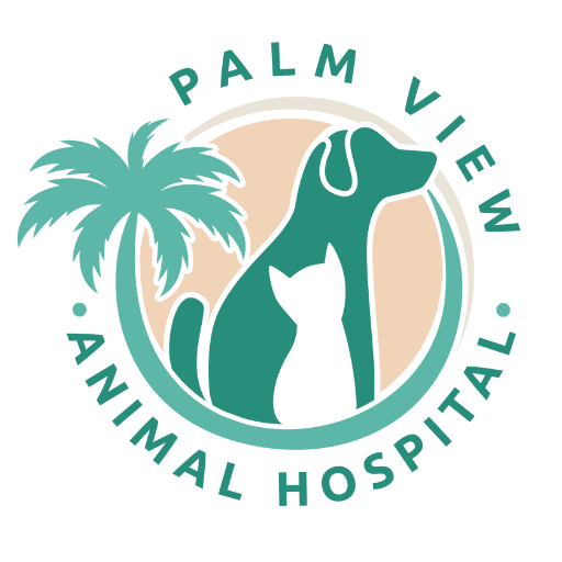 palm view animal hospital logo